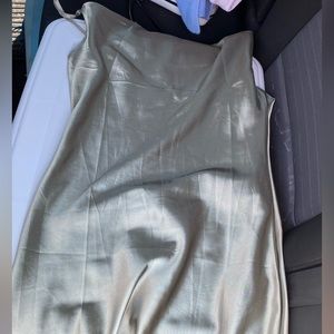 Short sage Green Party dress